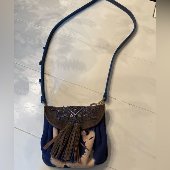 Meher Kakalia Accordion Tie Dye Mini Bag - Picture 3 of 9